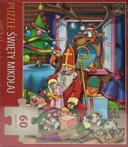 Puzzle 60 - Święty Mikołaj Puzzle 60 - Święty Mikołaj