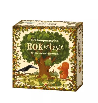 Rok w lesie. Wiewiórka i gawron