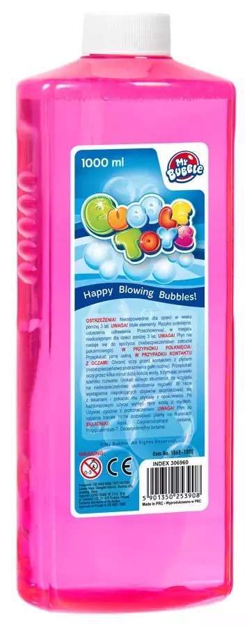 Płyn do baniek mydlanych, 1000 ml Płyn do baniek mydlanych, 1000 ml