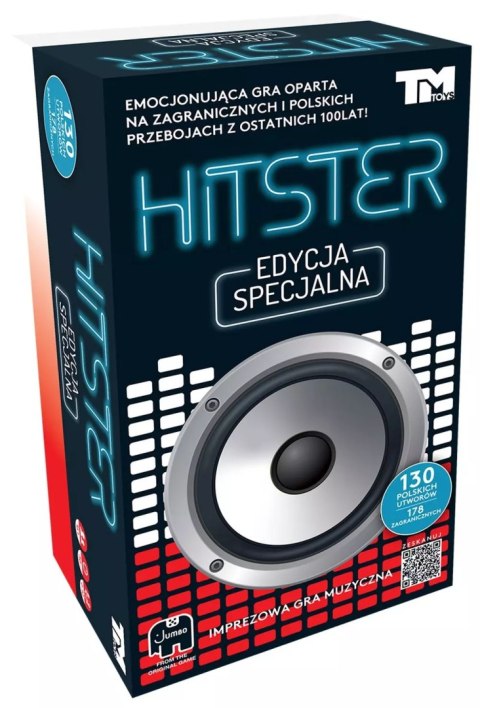 Hitster Edycja polska Imprezowa Towarzyska gra muzyczna Gra planszowa Hitster Edycja polska Imprezowa Towarzyska gra muzyczna Gra planszowa