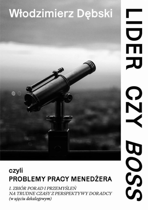 Lider czy Boss, czyli problemy pracy menedżera Lider czy Boss, czyli problemy pracy menedżera