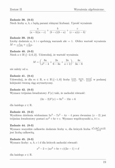 Matura z matematyki. Testy maturalne. Poziom rozszerzony. 2025-2029