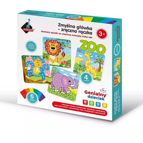 Piankowa wyklejanka, zwierzątka Piankowa wyklejanka, zwierzątka