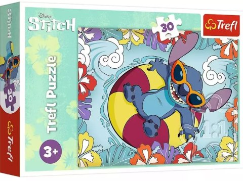 Puzzle 30 Lilo&Stitch na wakacjach TREFL Puzzle 30 Lilo&Stitch na wakacjach TREFL