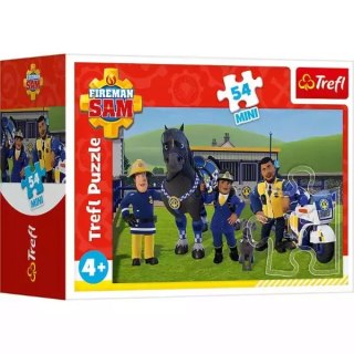 Puzzle 54el Mini Strażak Sam w gotowości. 54205 TREFL