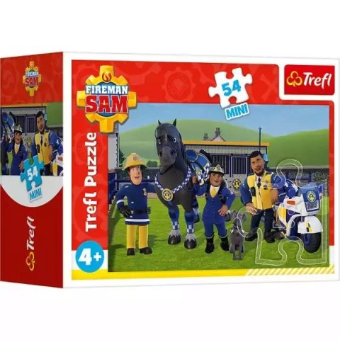 Puzzle 54el Mini Strażak Sam w gotowości. 54205 TREFL