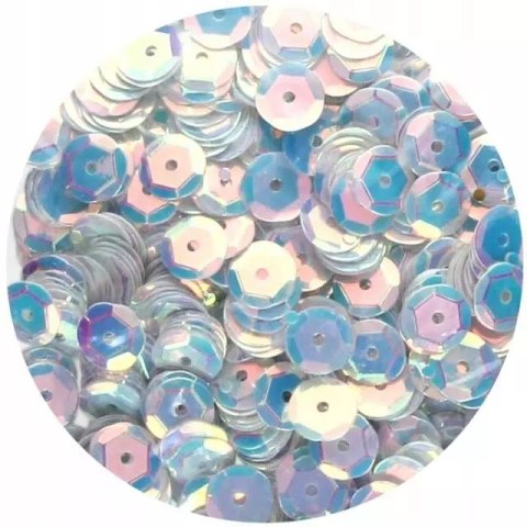 Cekiny Brewis błyszczące 6 mm 10 g perłowe Cekiny Brewis błyszczące 6 mm 10 g perłowe