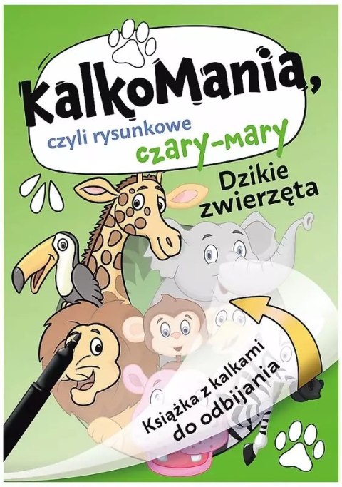 Kalkomania. Dzikie zwierzęta Kalkomania. Dzikie zwierzęta