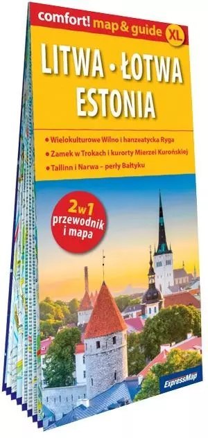Comfort! map&guide Litwa, Łotwa, Estonia lam Comfort! map&guide Litwa, Łotwa, Estonia lam