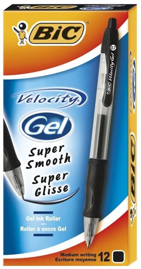 Długopis żelowy czarny BIC