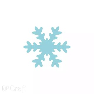 Dziurkacz ozdobny śnieżynka 7,6cm