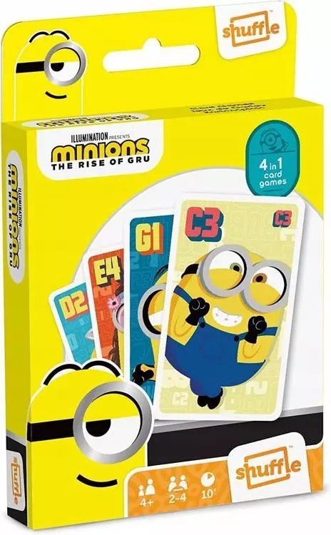 Gra karciana Shuffle Minionki 2 4w1 Gra karciana Shuffle Minionki 2 4w1