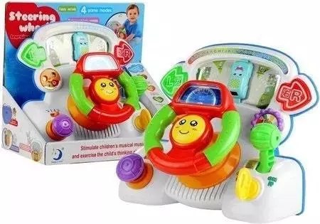 Kierownica edukacyjna dźwięki + światło Kierownica edukacyjna dźwięki + światło