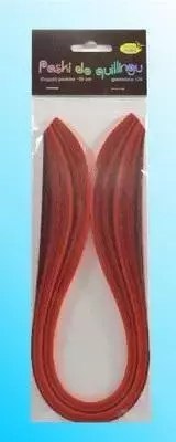 Paski do quillingu 5mmx50cm czerwone 100szt Paski do quillingu 5mmx50cm czerwone 100szt