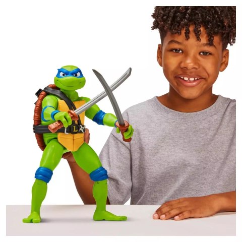 WOJOWNICZE ŻÓŁWIE NINJA Gigant Leonardo, figurka, 30 cm