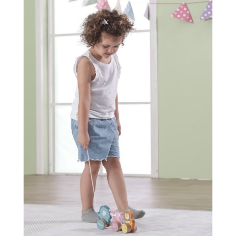 Drewniana zabawka zwierzątka do ciągnięcia Viga Toys Montessori