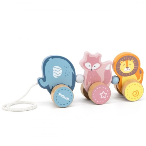 Drewniana zabawka zwierzątka do ciągnięcia Viga Toys Montessori
