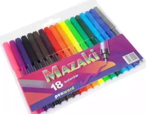 Mazaki 18 kolorów Mazaki 18 kolorów