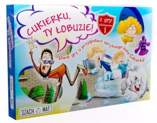 Cukierku, Ty łobuzie! Dwie gry o przygodach sprytnego kota Cukierka!