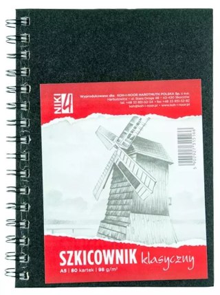 Szkicownik A5, 80 kartek
