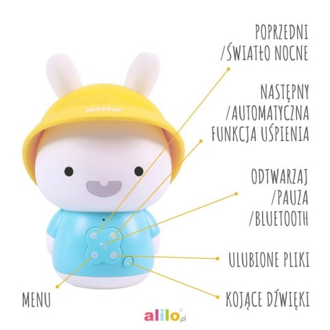 Alilo. Króliczek Baby Bunny G9S+, niebieski