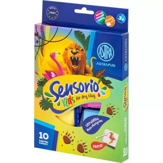Lekka masa plastyczna Dżungla Sensorio Kids - 10 kolorów 336123021