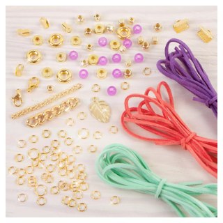 Zestaw do tworzenia bransoletek. Gold Link Suede