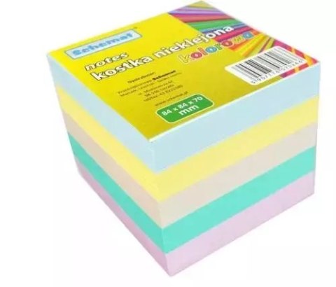 Kostka kolorowa 84x84x70mm nieklejona Kostka kolorowa 84x84x70mm nieklejona