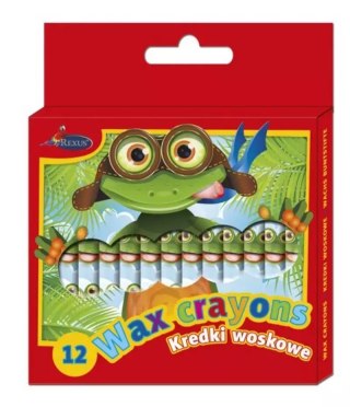 Kredki woskowe 12 kolorów