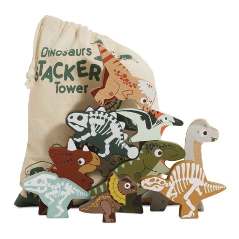 Drewniane figurki dinozaury, zabawka układanka, dzieci Le Toy Van Drewniane figurki dinozaury, zabawka układanka, dzieci Le Toy Van