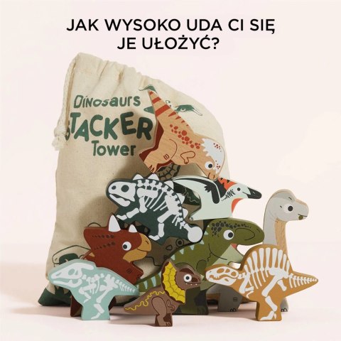 Drewniane figurki dinozaury, zabawka układanka, dzieci Le Toy Van Drewniane figurki dinozaury, zabawka układanka, dzieci Le Toy Van