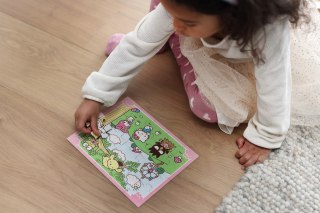 Drewniane puzzle Hello Kitty 20 szt edukacyjna zabawka dla dzieci układanka
