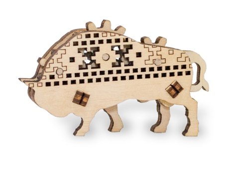 EWA Wooden 3D Puzzle - Bison EWA Wooden 3D Puzzle - Bison
