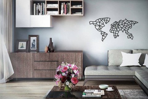 EWA Wooden 3D Puzzle - World Map Decoration EWA Wooden 3D Puzzle - World Map Decoration