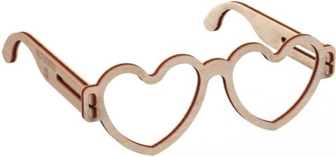 Mr.Playwood Wooden 3D Puzzle - Heart Glasses Mr.Playwood Wooden 3D Puzzle - Heart Glasses
