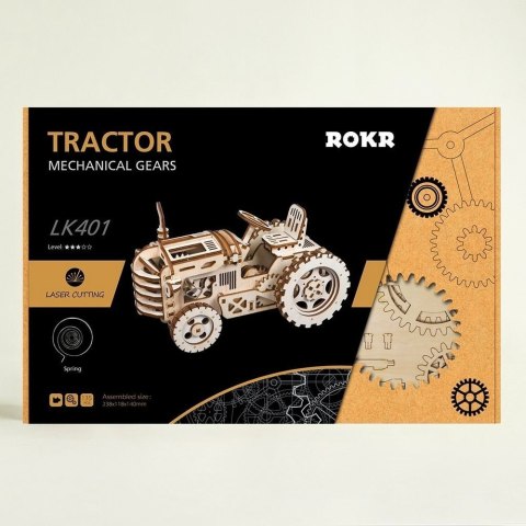 ROBOTIME 3D Wooden Puzzle - Tractor ROBOTIME 3D Wooden Puzzle - Tractor