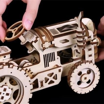 ROBOTIME 3D Wooden Puzzle - Tractor ROBOTIME 3D Wooden Puzzle - Tractor