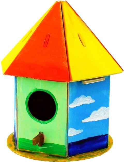 ROBOTIME Model Puzzle 3D Paintable Feeder ROBOTIME Model Puzzle 3D Paintable Feeder