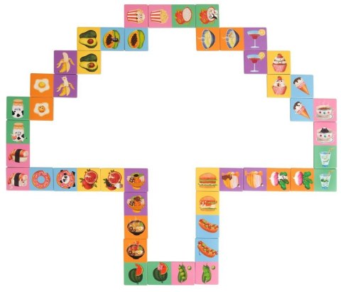 ROBOTIME Wooden Dominoes Two-Sided Puzzle ROBOTIME Wooden Dominoes Two-Sided Puzzle