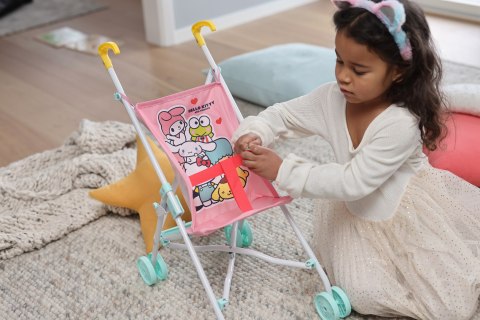 Wózek dla lalek Hello Kitty i przyjaciele spacerówka zabawka dla dzieci lalki