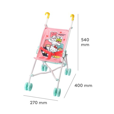 Wózek dla lalek Hello Kitty i przyjaciele spacerówka zabawka dla dzieci lalki