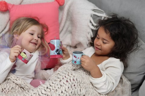 Zestaw do serwowania herbaty zabawka dla dzieci Hello Kitty kubki akcesoria Zestaw do serwowania herbaty zabawka dla dzieci Hello Kitty kubki akcesoria