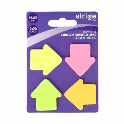 Karteczki samoprzylepne Strigo Karteczki samoprzylepne Strigo