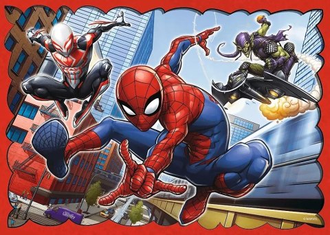 Puzzle 4w1. Bohaterski Spiderman Puzzle 4w1. Bohaterski Spiderman