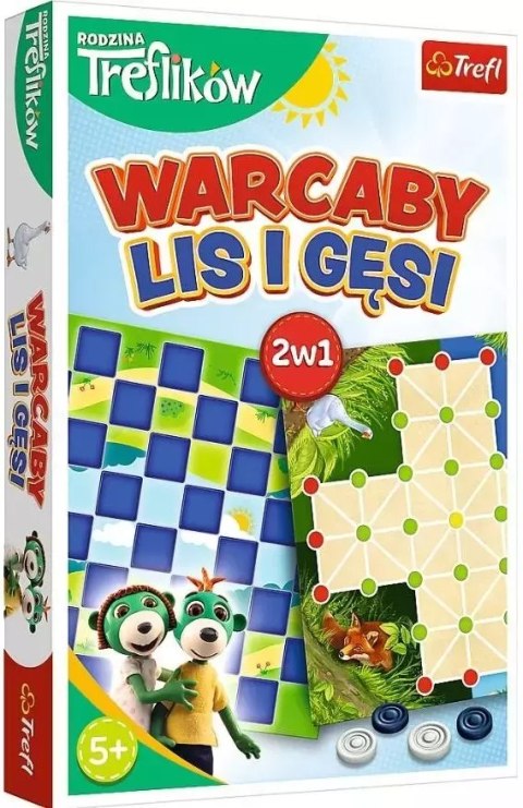 Rodzina Treflików. Warcaby / Lis i Gęsi Rodzina Treflików. Warcaby / Lis i Gęsi