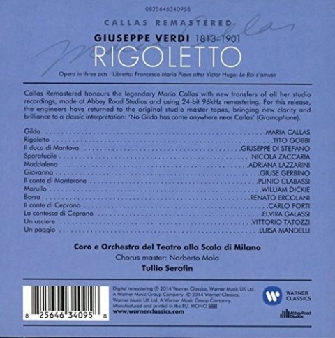 Verdi: Rigoletto (1955), CD Verdi: Rigoletto (1955), CD