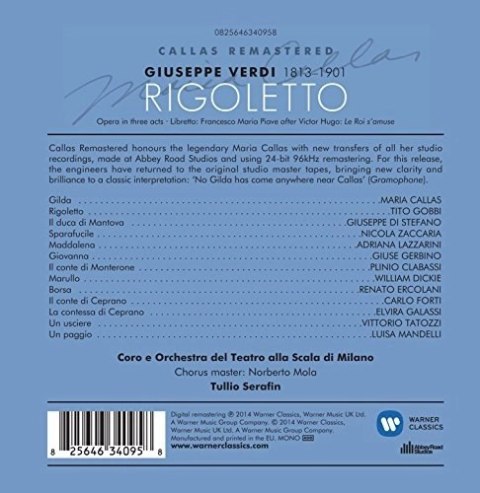 Verdi: Rigoletto (1955), CD Verdi: Rigoletto (1955), CD
