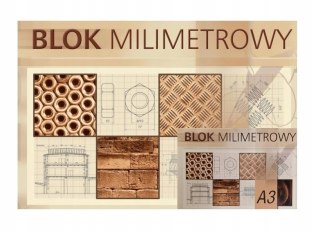 Blok milimetrowy A3 Kreska