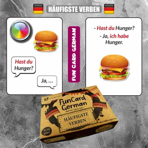 Fun Card German. Häufigste Verben Fun Card German. Häufigste Verben