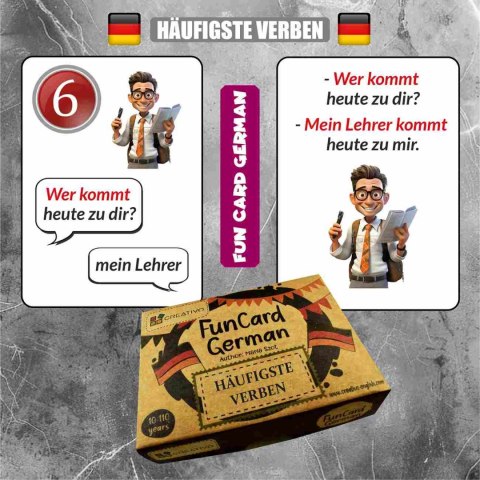 Fun Card German. Häufigste Verben Fun Card German. Häufigste Verben
